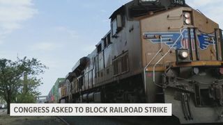 Biden calling on congress to intervene and block railroad strike