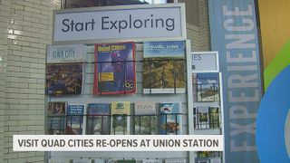 Visit Quad Cities reopens for welcoming visitors at Union Station