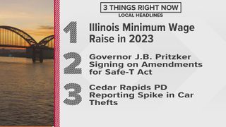 3 Things to Know: Quad Cities headlines for Dec. 7, 2022
