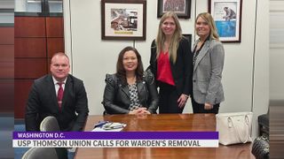 USP Thomson union employees meet with lawmakers, call for warden's removal